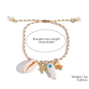 S2504- 3m white fish bracelet