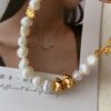 Wholesale Baroque Pearl OT Buckle Natural Fluid Bracelet
