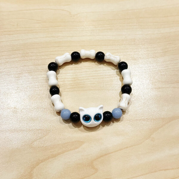 Wholesale Dopamine Kitten Color Beaded Bracelet Girlfriend Jewelry Scenic