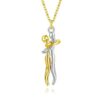 O1CN01trgavz1n6pcGq68Hb_2219564575041-0-cib Wholesale Stainless steel Couple Hug Pendant Necklace