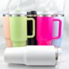 Wholesale 40oz Car Cup Large Capacity 304 Stainless Steel Convenient Handle Ice Cooler Insulated Cup