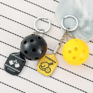 Wholesale Pickleball Racket Keychain Sports Pendant