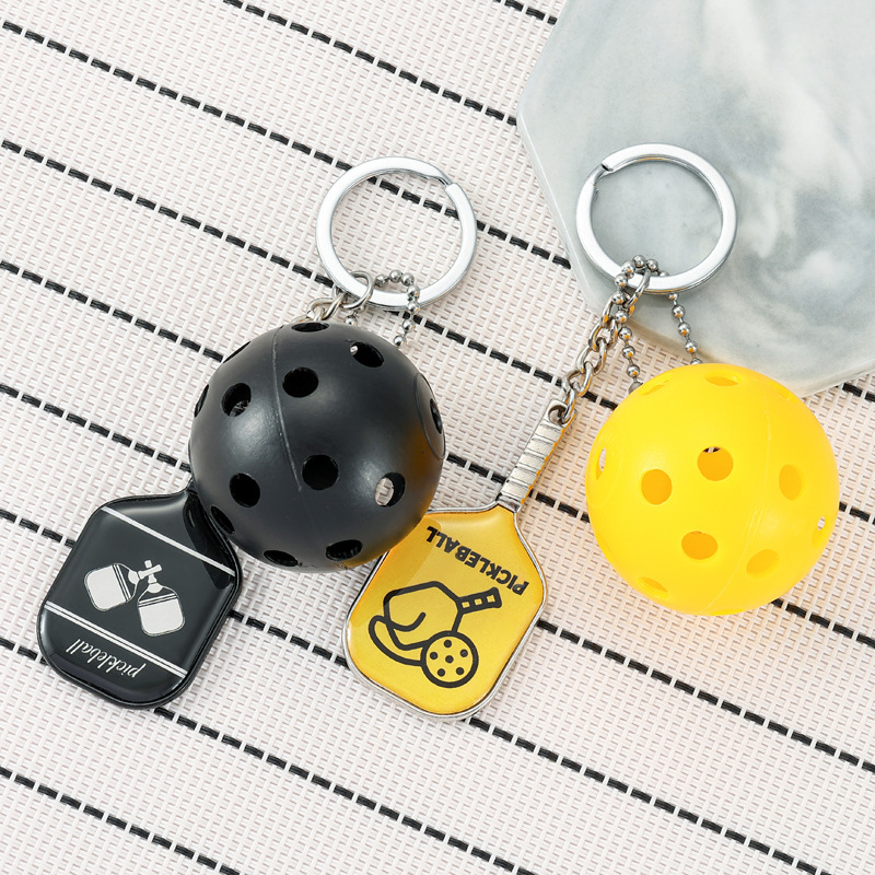 Wholesale Pickleball Racket Keychain Srts Pendant