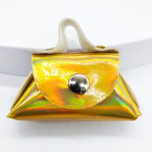 Gold tote bag