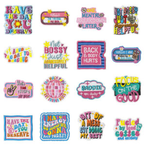 Wholesale Colorful cute cartoon duck embroidery DIY Patches