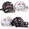 Wholesale Personalized colorful graffiti street baseball cap