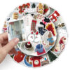 Wholesale 50 Korean Cream ins Style Graiti Stickers Xiaoqing Novice Aount Goo Card DIY Mobile Phone Lage Flat Stickers