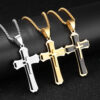 Wholesale Stainless steel cross pendant necklace