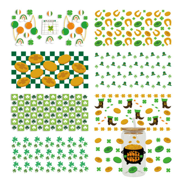 Wholesale UV Transfer Paste Glass Crystal Label Crystal Paste 16OZ UV DTF WRAPS