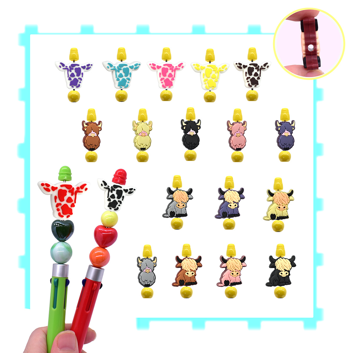 Wholesale Cartoon Aessories Focal Beads