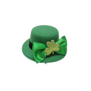 Bow Clover Green Hat / Bottom diameter 13.5 * cap height 5cm