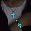 Wholesale Luminous cross necklace