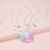 Wholesale Love Split Magnetic Necklace BFF Jewelry