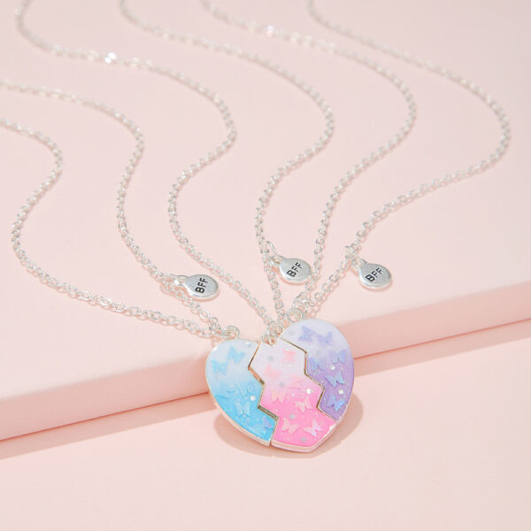 Wholesale Love Split Magnetic Necklace BFF Jewelry