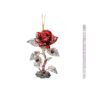 Wholesale Valentine's Day Red Rose Car Interior Acrylic Hanging Ornament