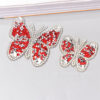 Wholesale Butterfly rhinestone hot stamping embroidery DIY Patches