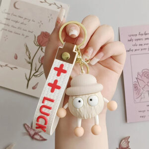 Small briquettes-white hat