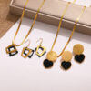 Wholesale Stainless Steel Jewelry Set for Women Necklace and Earrings