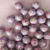 Wholesale 5pcs 20MM Acrylic Mermaid Tricolor Fish Scale Printed Beads