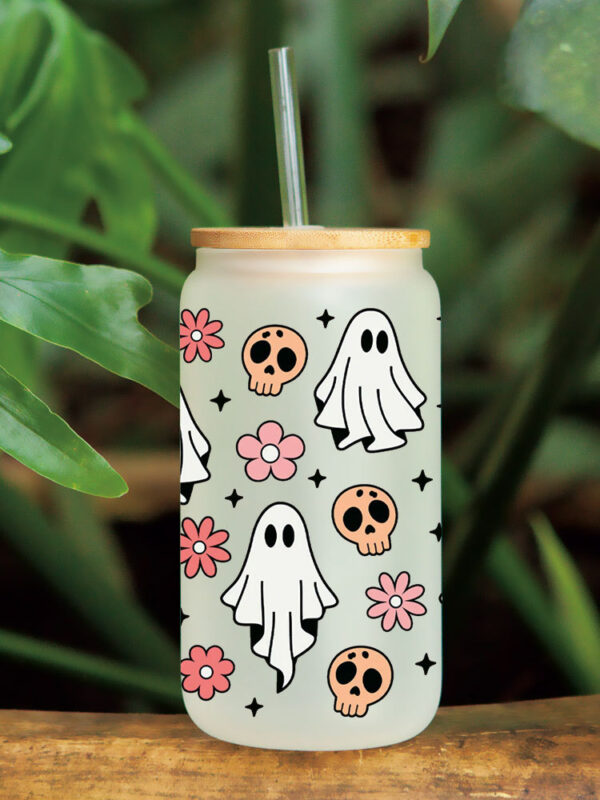 Wholesale Halloween 16oz Cup UV DTF Wraps