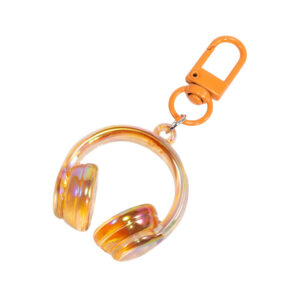 Orange plated earphones + door buckle