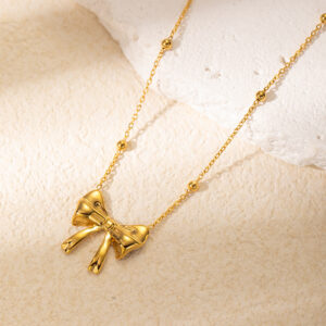 Bow necklace#2