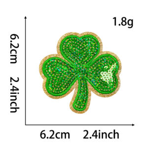 Hot melt glue*green*clover