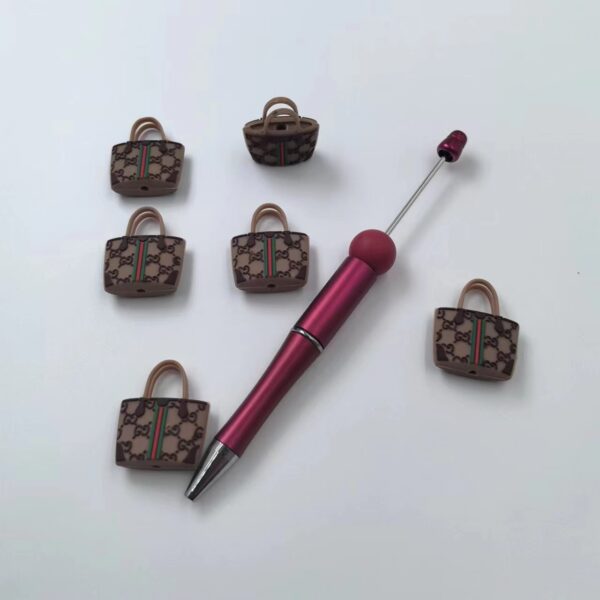 Wholesale  10pcs/pack 3D Little Penguin Silicone Beads DIY Beads