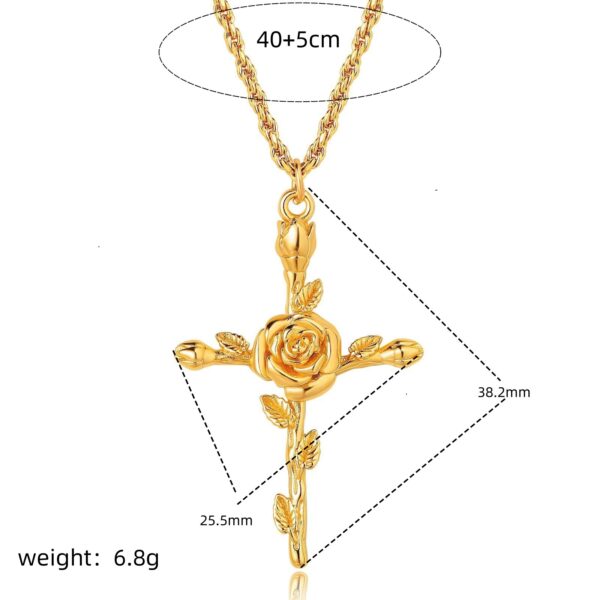 Wholesale Halloween Flower Necklace Cross necklace