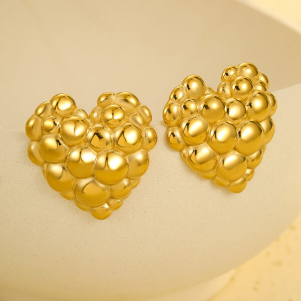O1CN01uL7kTH29BL1o2U72n_2211762048029-0-cib Wholesale Valentine's Day Bubble Love Stainless Steel Earrings