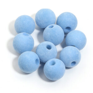 Round light blue / Size: outer diameter 16mm, hole diameter 4.7mm