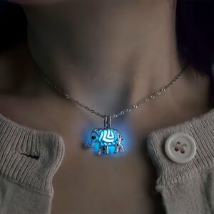 O1CN01uQRZQA2IVKswowVdB_3919529291-0-cib Wholesale Cute Elephant Luminous Necklace