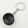 Wholesale Car modification accessories metal wheel hub keychain