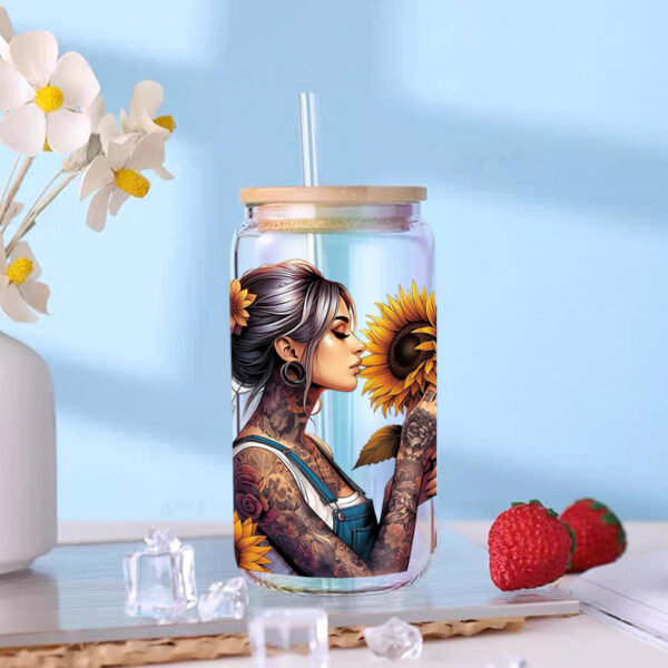 Wholesale UV Transfer Paste Glass Crystal Label Crystal Paste 16OZ UV DTF WRAPS