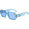 Wholesale Women's Ocean Ribbon Diamond Sunglasses Fashion Box Party Sunglasses