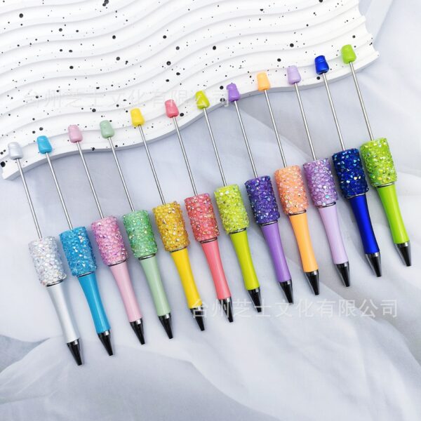 Wholesale DIY Jelly Indiscriminate Diamond Beaded Pen
