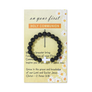 Cross bracelet black