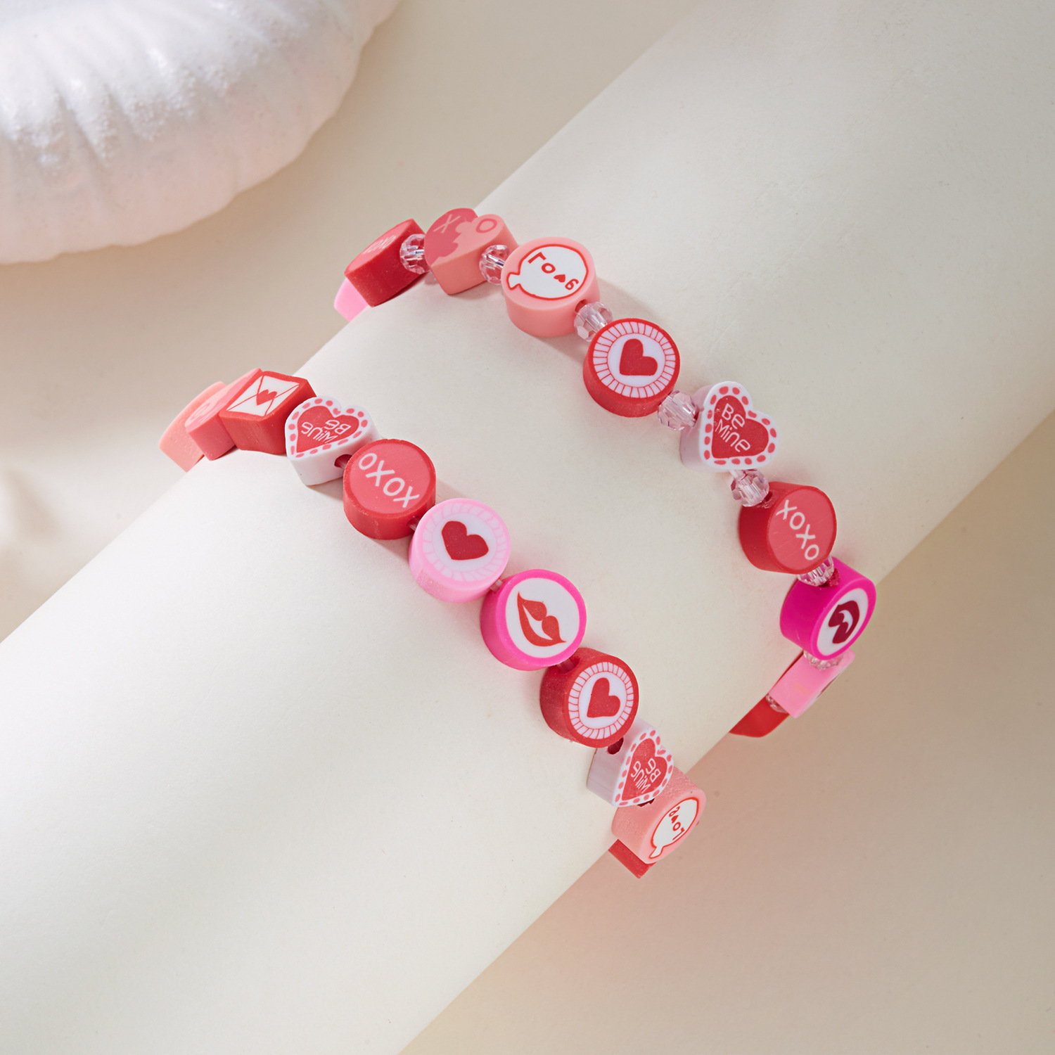 Wholesale Valentine's Day Envelope Love Crystal Soft y Cardboard Bracelet