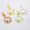 Wholesale Color-Plated Stereo Headphone Keychain School Bag Pendant C Pendant