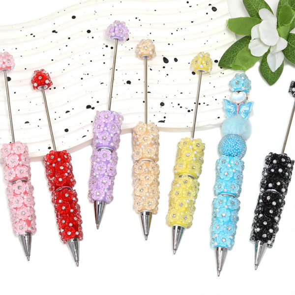 Wholesale Colorful Beaded Versatile Clay Bead Pen DIY Beadable