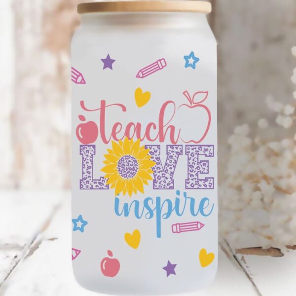 Wholesale Uv Transfer Sticker Glass Cup Crystal Label Crystal Sticker Cross-Border Exclusive for 16oz Glass Cup Special Sticker 23Cmx11Cm