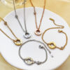 Wholesale Ring LOVE Gold Necklace