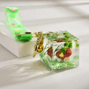 Green / Rainbow rope + house + bell