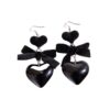 Wholesale Bow Love Valentine's Day Acrylic Earrings