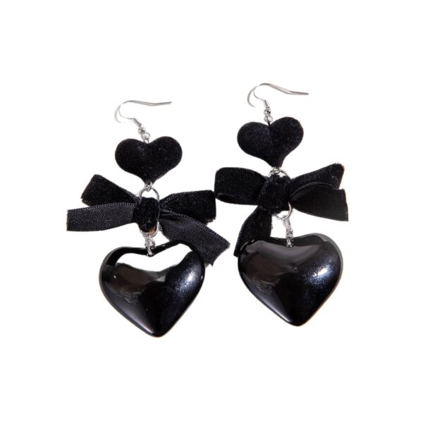 Wholesale Bow Love Valentine's Day Acrylic Earrings