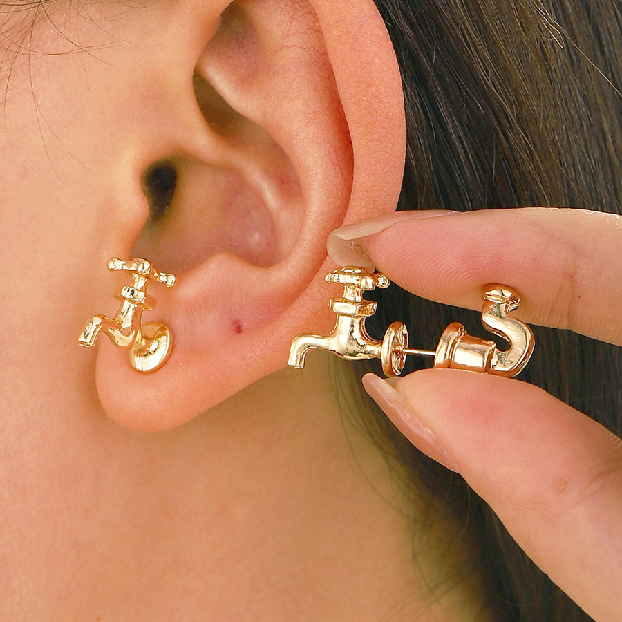 Wholesale Exaerated Faucet Earrings