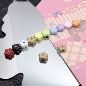 Milk Tea Brown / 7.8mm hole, approximately 1.6mm.