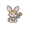 Wholesale Cartoon Cute Rabbit Embroidery DIY Patches