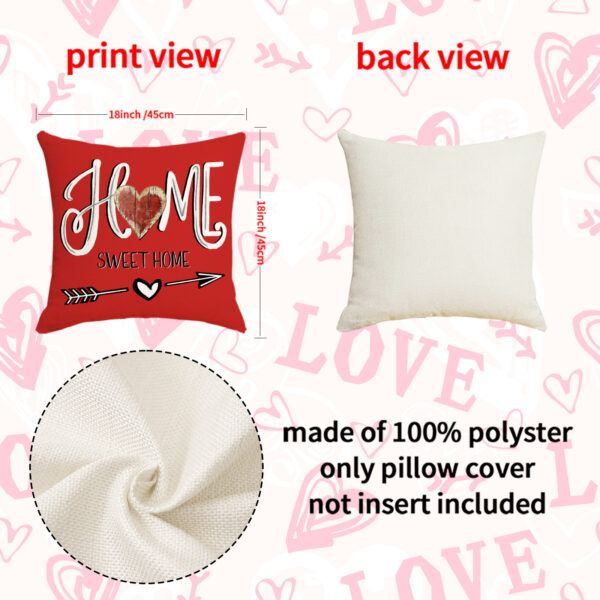 Wholesale Valentine's Day Set Pillowcase Red Heart Pillowcase