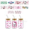 Wholesale Hello Kitty Hello Kitty UV DTF transfer crystal transparent sticker waterproof scratch-resistant cartoon wholesale cross-border